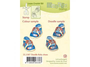 Stempelset Leane Creatief 'Doodle Baby Shoes'