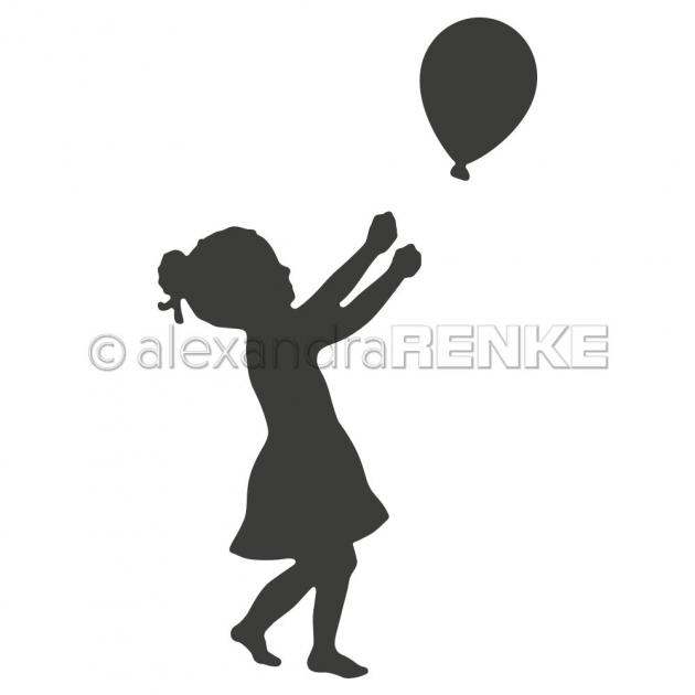 Stanzschablone Alexandra Renke - Ballonmädchen