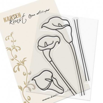 Stempel Karten-Kunst - Scribble Callas