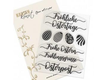 Stempel Karten-Kunst - Kalligraphie zu Ostern